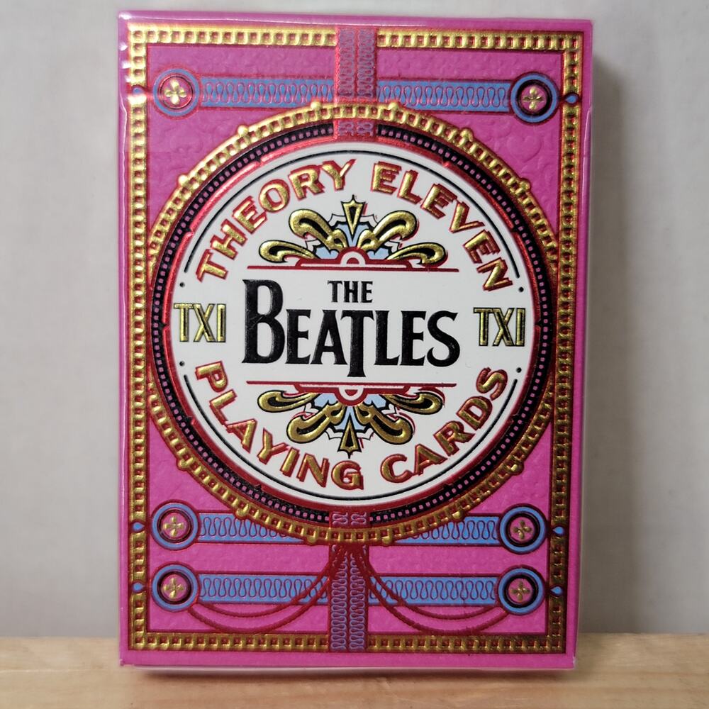 Theory Eleven The Beatles Pink Box Playing Cards - NEW / SEALED